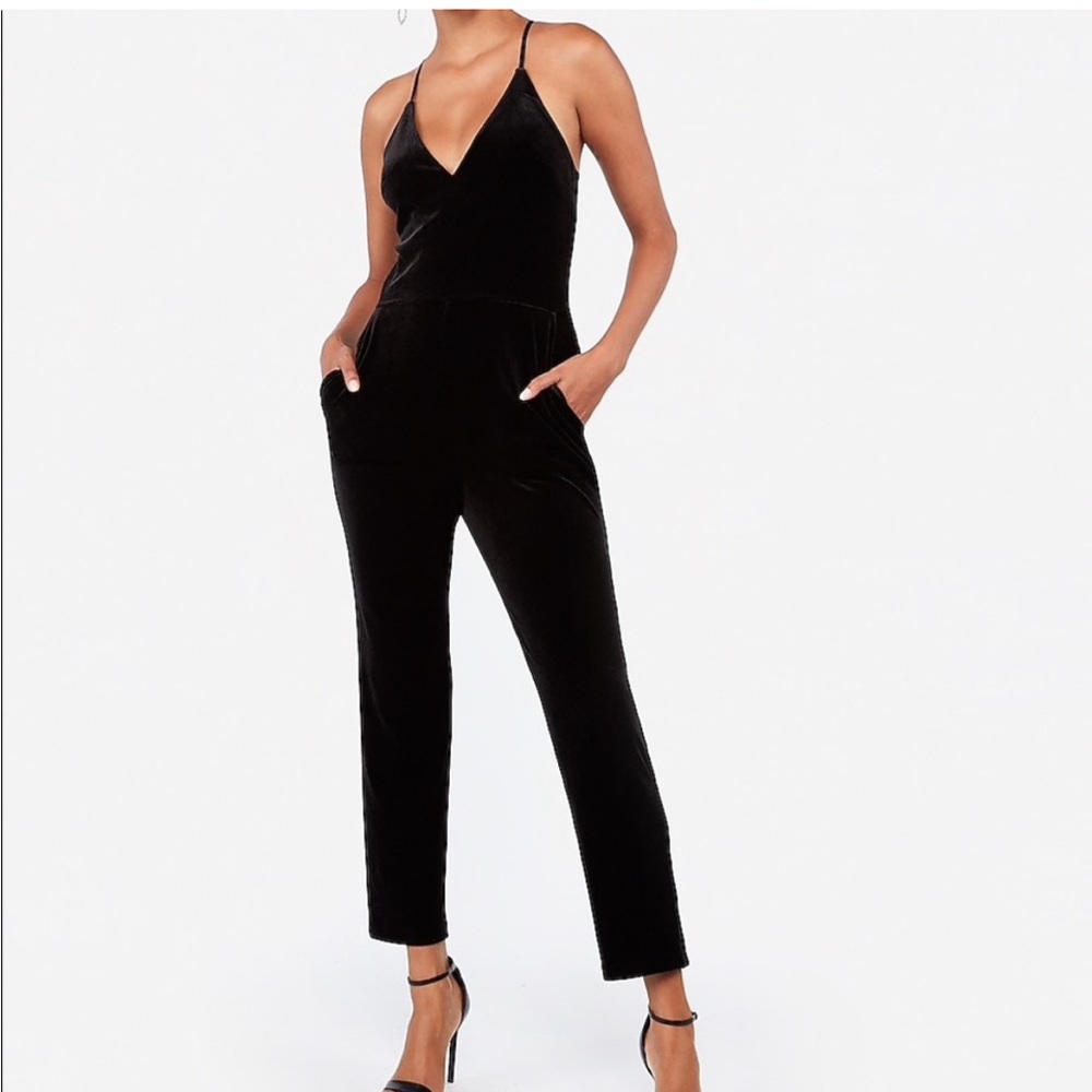 Express Velvet Jumpsuit